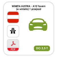 Austria - Autostrada Tauern A 10 - 1 przejazd